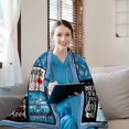 thumbnail image 4 of Nurse Gifts for Women, Nurses Blanket 60”x50”, Christmas Appreciation Gifts, Cool Graduation Gifts for Nursing Student, RN Gifts for New Nurses Practitioner, Nurse Birthday Retirement Gift Idea, 4 of 6