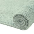 thumbnail image 4 of Better Trends Luxury Bathroom Rugs 2 Piece Set 100% Cotton Extra Soft Tufted Bath Rug Water Absorbent, Reversible Washable for Bathroom, Laundry Room 21”x34”|24”x40” Dark Sage Lux Collection, 4 of 4