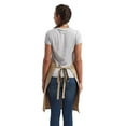 thumbnail image 3 of Artisan Collection by Reprime RP121 Barley Recycled Bib Apron with Pocket-Khaki/ Brown, 3 of 3