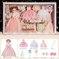 thumbnail image 2 of Dianli Ensemble de Garde-Robe pour Poupée de 15 Pcs Vêtements et Accessoires pour Poupée de 27,5 Pouces Incluant Garde-Robe, Porte-Chaussures, Robe, Cintres pour Chaussures, Collier et Autres Articles en Liquidation, 2 of 3
