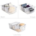 Mainstays Closet and Laundry Organizer Bin with Removable Dividers 12