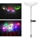 thumbnail image 4 of Luces de césped de de jardín, luces de de jardín solares que cambian multicolor, luces de flores solares impermeables IP65 decoraciones de Patio., 4 of 7