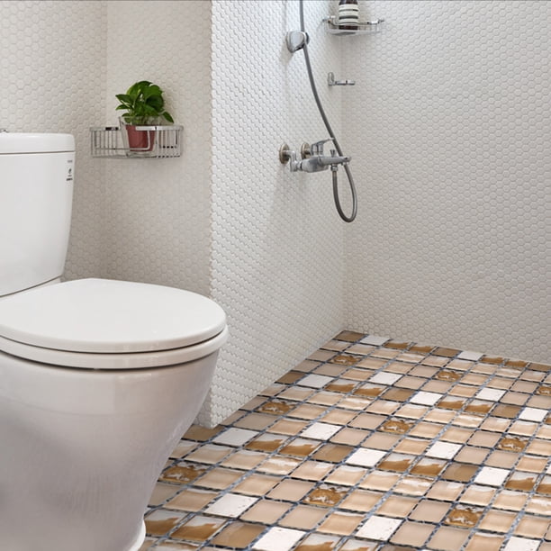 10 unidades/juego de pegatinas de azulejos de mosaico para paredcalcomanía autoadhesiva impermeable (MSC050) Ndcxsfigh Nuevos Originales