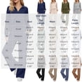 thumbnail image 3 of QSXADF Fall 2 Piece Sweatsuits Women Casual Tracksuit Set Solid Collared Long Sleeve Elastic Waist Pocket Pants Set Daily Women Fall Winter Outfits, 3 of 6