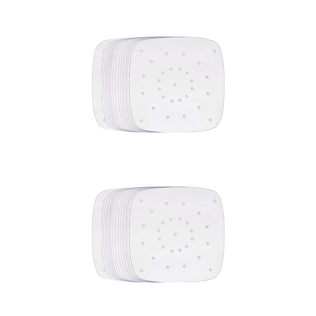 Moyic Revestimiento para freidora de aire de 100 hojas, papel para hornear profesional, accesorios para freidoras, alfombrilla de vapor Type1 NO1