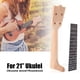 thumbnail image 5 of Mástil de ukelele, diapasón de palisandro de madera de Okoume, accesorios para instrumentos musicales (21 pulgadas), 5 of 13