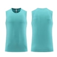 thumbnail image 2 of Cmfcve Summer t Shirts for Mens Quick Dry Sleeveless Athletic Tank Moisture Wicking Workout Muscle Tee Breathable Casual Crew Neck Undershirts, 2 of 7