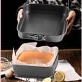 thumbnail image 6 of 18-26cm Square Shape Cake Tins Mold Non Stick Baking Bake Trays Pan Kitchen Dining Bar Bread Loaf Pate Toast Cakes Movable Pan (26cm), 6 of 7