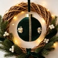 thumbnail image 6 of Honeplcked 3.15in Green Velvet Christmas Tree Balls Decorations, Hanging Shatterproof Christmas Tree Balls Ornaments with Rope for Christmas Home Indoor Holiday Party Decor, 6 of 6