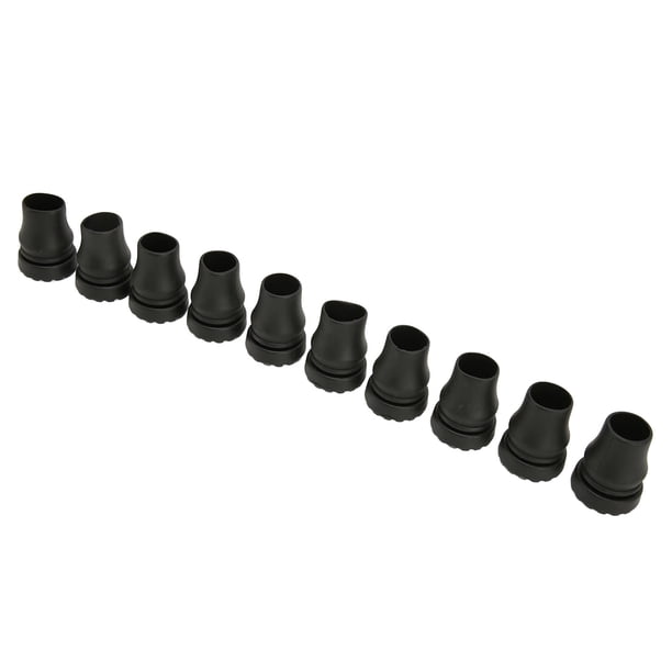 Muleta 10 Uds. Puntas De Muleta Antideslizantes De PVC, Tapa De Repuesto Para Andador, Silla De Baño, 22mm