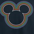 thumbnail image 3 of Mickey & Friends - Mickey Mouse Rainbow Logo - Men's Long Sleeve T-Shirt, 3 of 5
