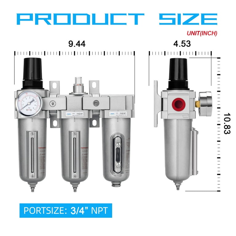 3 stage air drying system outlet