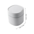 thumbnail image 2 of Elegant Mini Desktop Can - Efficiently Organizes Clutter for Home Kitchen Desk Features Lid for Clean Living Environment, 2 of 5
