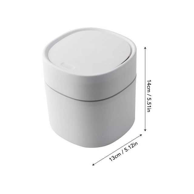 JJKBVCLO Elegant Mini Desktop Trash Can For Home Use For Kitchen Desk With Lid For Paper Efficiently Organizes Clutter Crafting A Clean Living Environment