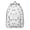 Retro, variant on Geometric Vintage Canvas Backpack – Sketch Style Boho Bookbag for Students, Travel, Outdoor Use, and Daily Commuting