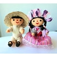 thumbnail image 2 of Alkimia Inc Muñecas de pareja de trapo tradicionales hechas a mano mexicanas - 5 pulgadas, 2 of 4