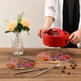 thumbnail image 7 of SKYSONIC Pumpkin Red Truck Pot Holders Trivets, 2 Pcs Heat Resistant Trivets,Autumn Fall Watercolor Cotton Thread Weave Mats for Hot Pads Pans Pot Bowl Teapot for Kitchen Decor, 7 of 7
