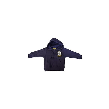 - NYPD Kids Hoodie Embroidered Sweatshirt Navy (Large(14-16))