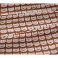 thumbnail image 4 of oneOone Cotton Jersey Rust Brown Fabric Cat Face Animal Craft Projects Decor Fabric Printed By The Yard 58 Inch Wide, 4 of 4