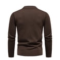 thumbnail image 4 of Vedolay Mens Pullover Sweaters Winter Warm Pullover Sweater Knitted Warm Tops Coffee,2XL, 4 of 4