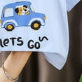 thumbnail image 7 of CAICJ98 Infant Toddler Baby Girl Boy Shirts 6 12 18 24 Months 2T 3T 4T 5T Unisex Short Sleeve Graphic Cute Animals Cartoon Print Comfort Crewneck T-Shirts (Sky Blue,2-3 Years), 7 of 7