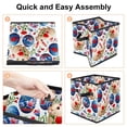 thumbnail image 4 of Easter Foldable Storage Cubes with Handle, 10.8"x10.5"x10.6", Large Capacity Storage Containers for Toy Box, 4 of 6