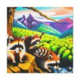 thumbnail image 1 of Racoon in Rococo Style - Canvas, 1 of 10