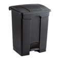 thumbnail image 1 of Safco 9922BL Réceptacle en Plastique à Pédale Grande Capacité 17 gal Noir, 1 of 6