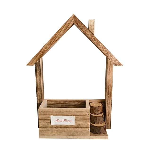 Xihbxyly Ventas de Liquidación Maceta de Madera Europea para Colgar En La Pared, Decoración de Pared, Maceta para Colgar En La Pared, Cesta de Flores, Decoración de Pared para El Hogar, Sala de Estar