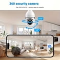 thumbnail image 3 of Hakwray 1PCS Bulb Security Camera, 360° Panoramic, AI Motion Detection, Night Vision, 911 Alarm, Two-Way Audio, 2.4G/5G WiFi, Easy Install, 3 of 4