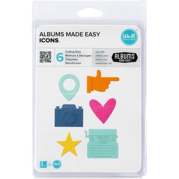 We R Albums Made Easy Dies-Icons, 6 Dies