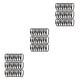 thumbnail image 2 of Llavero Mini Ganchos Mosquetones Inteprter 24 Piezas D anillo bloqueo Negro Type1 NO1, 2 of 6