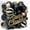 Black gold, variant on 65 pcs Christmas Balls Ornaments Set, Shatterproof Christmas Decorations with Hand-held Gift Package for Xmas Tree/Holiday/Wedding/Holiday/Party Decor (Black & Gold)