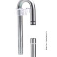 thumbnail image 3 of BeesClover Entrée et Sortie Pipe Set, Réservoir de Poissons en Acier Inoxydable Pipe Eau de Sortie d'Entrée Réglable Pipe Enlève Surface Écume Pipe pour Aquarium, 3 of 8