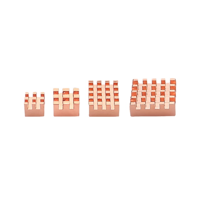 Disipador de calor de aleación de aluminio con disipador de calor de cobre puro de 4 piezas para el kit de Bboard modelo Raspberry Pi 4 kenally EL3478-00B