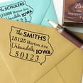 thumbnail image 1 of Custom Iowa State Map Stamp Personalized Self Inking Family Address Map Stamp, 1 of 1
