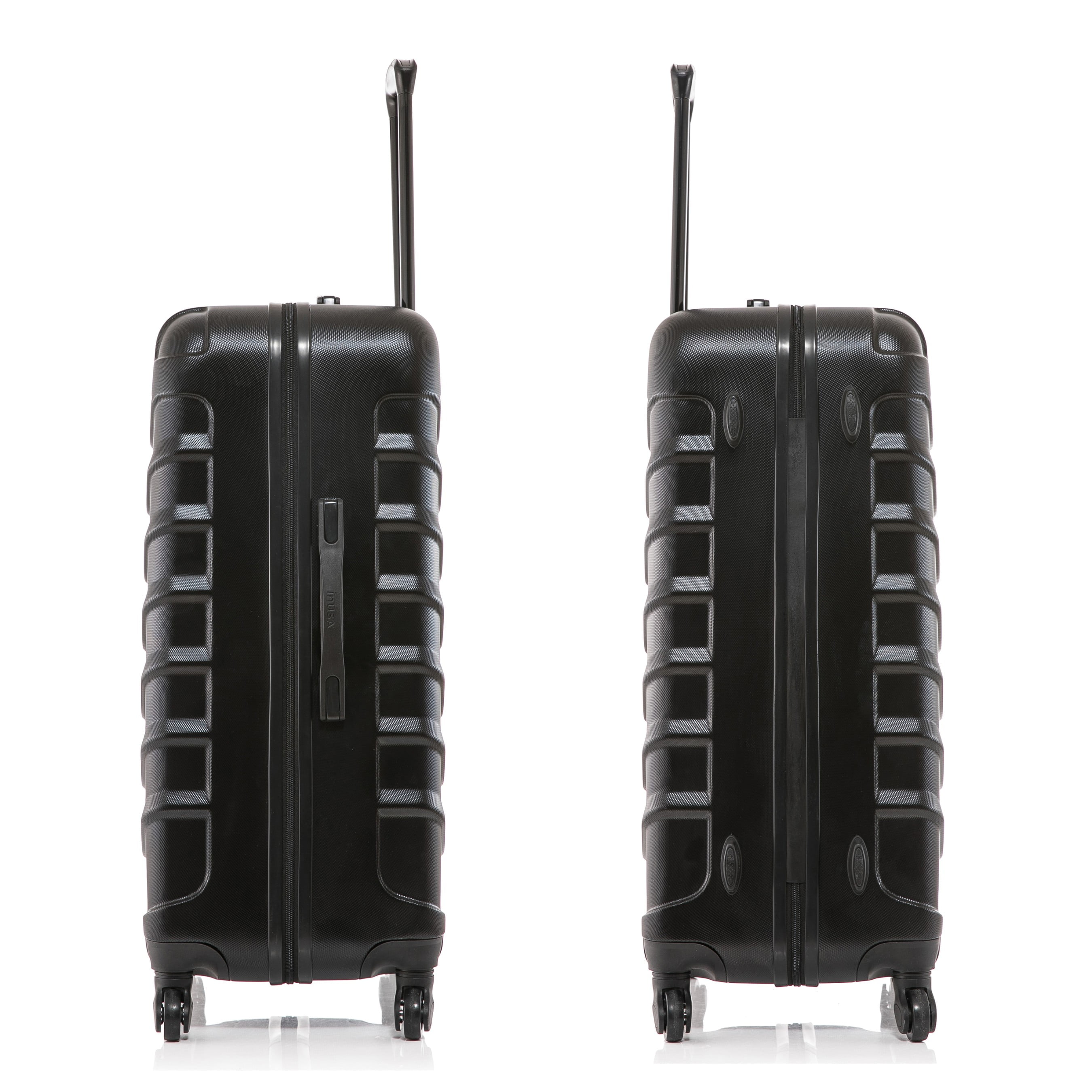 InUSA Endurance 28" Hardside Lightweight Luggage with Spinner Wheels, Handle, and Trolley, Black