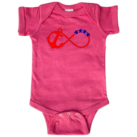 

Inktastic Red Anchor Infinity Turtles Gift Baby Boy or Baby Girl Bodysuit
