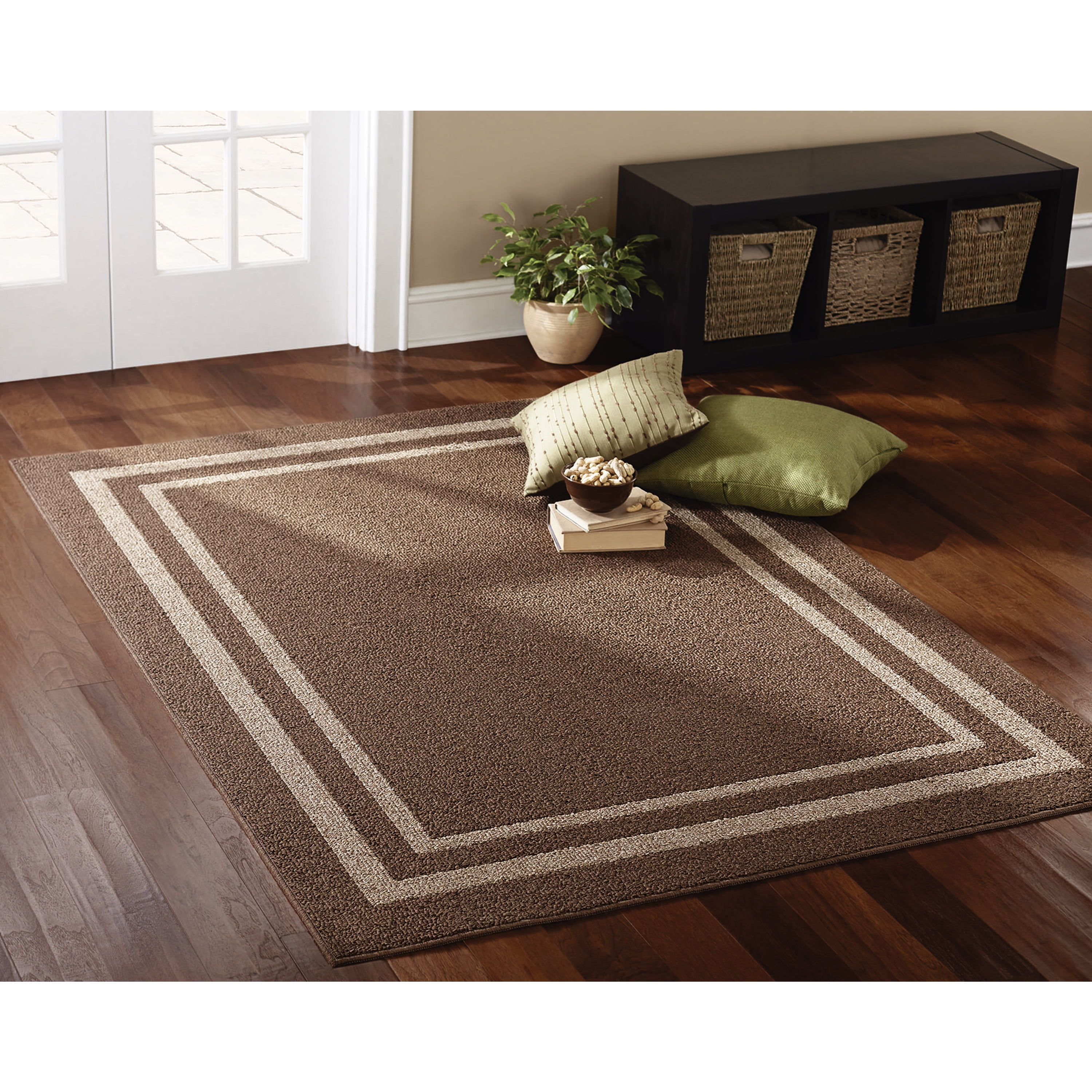Mainstays Frame Border Area Rugs Or Runner Com