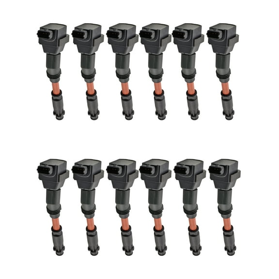 Set of 12 Ignition Coils Compatible with 1996-2002 Mercedes-Benz SL600 6.0L V12 1996-1999 S600 6.0L V12 Replacement for UF352 C1214