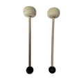 thumbnail image 2 of jiaping 2 Pieces Mallet Double Headed Percussion Rods Wooden Handle Sticks Lightweight White and black, 2 of 8