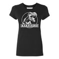 thumbnail image 2 of Mamasaurus Funny Mother Dinosaur T-Rex Head Women's T-shirt, L, Black, 2 of 3