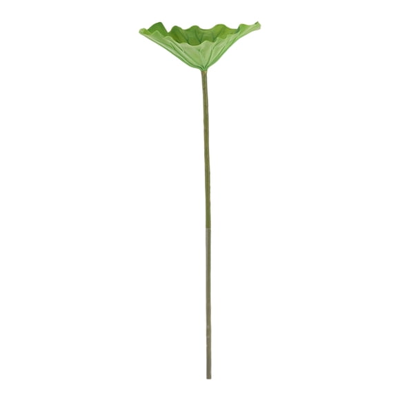 Hoja de loto artificial de 80 cm, hojas verdes sintéticas para arreglos florales de primavera y verano, decoración de jarrones, loto de tela realista, decoración de estanque, accesorio de fotografía