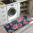 thumbnail image 3 of Pioneer Flower Floral Print Pattern Kitchen Rug Mat,Kitchen Runner Rugs Non Skid Washable,Decorative Kitchen Floor Mats for Kitchen,Sink,Laundry,17"x47.2", 3 of 7