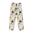 thumbnail image 3 of Fotbe Flower Leaves Men's Pajama Pants,Sleepwear Pants,Pj Bottoms Drawstring And Pockets-XX-Large, 3 of 7