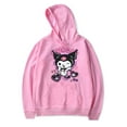 thumbnail image 4 of Kuromi merch Anime Onegai My Melody Hooded Drawstring Pocket Sweatshirt Men/women harajuku Pullover, 4 of 7