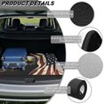 thumbnail image 6 of HUISEFOR Bald Eagle American Flag Car Trunk Mat 29" x 39" Universal Cargo Mat Rear Trunk Liner Non Slip Waterproof Vehicle Interior Fits for Most Cars SUV, 6 of 7