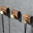 thumbnail image 6 of Wooden Hook Wall Mounted Coat Hat Hanger Decorative Single Wood Coat Towel Rack, 6 of 20
