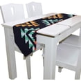 thumbnail image 3 of ColourLife Table Runner Tribal Pattern Washable Table Cloth Runner for Holiday Home Wedding Table Top Decoration 13x70 Inches, 3 of 5