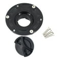 thumbnail image 1 of S SERENABLE Fuel Tank Lid Modified Portable Practical Professional Accs Metal Black, 1 of 7